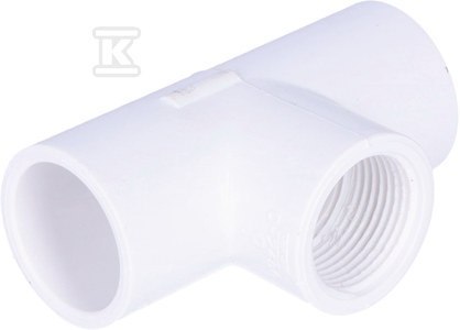 TRÓJNIK NAKRĘTNY KW/KW/GW PVC 3/4 TRÓJNIK NAKRĘTNY KW/KW/GW PVC 3/4