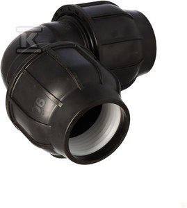 KOLANO ZACISK.PP 90ST.90X90 DO PE KOLANO ZACISK.PP 90ST.90X90 DO PE