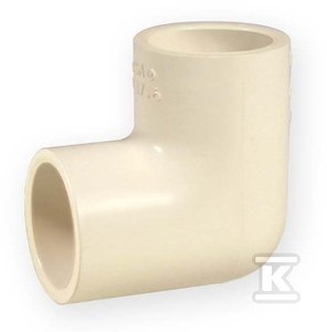 KOLANO 90ST KW/KW 1/2" PVC-C KOLANO 90ST KW/KW 1/2" PVC-C