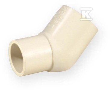 KOLANO NYPLOWE 45ST KW/KZ 1/2" PVC-C KOLANO NYPLOWE 45ST KW/KZ 1/2" PVC-C