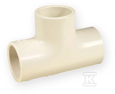 TRÓJNIK RÓWNOPRZEL KW/KW/KW 3/4" PVC-C TRÓJNIK RÓWNOPRZEL KW/KW/KW 3/4" PVC-C
