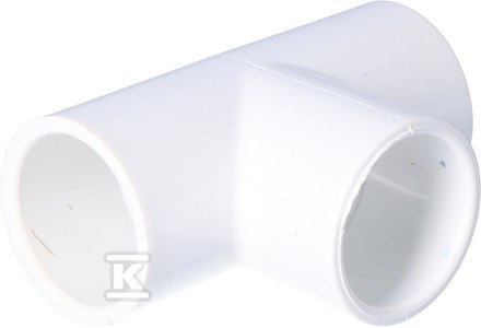 TRÓJNIK RÓWNOPRZELOTOWY KW/KW/KW PVC 1 TRÓJNIK RÓWNOPRZELOTOWY KW/KW/KW PVC 1