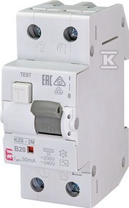 KZS 2M B 20/0,03A,AC-WYŁ.RP.Z MOD.NMP. KZS 2M B 20/0,03A,AC-WYŁ.RP.Z MOD.NMP.