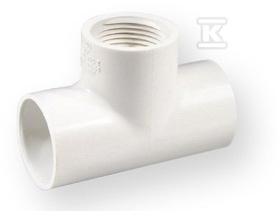 TRÓJNIK NAKRĘTNY KW/KW/GW PVC 1/2 TRÓJNIK NAKRĘTNY KW/KW/GW PVC 1/2