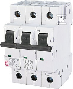 ETIMAT10 3P 10KA C 40A-WYŁĄCZNIK NMP. ETIMAT10 3P 10KA C 40A-WYŁĄCZNIK NMP.
