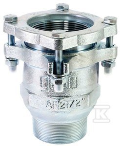 ZŁĄCZKA AF 2 1/2" NA RURĘ STALOWĄ ZŁĄCZKA AF 2 1/2" NA RURĘ STALOWĄ