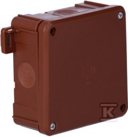 PUSZ.N/T IP55/65 98X98X46 2K BRĄZOWA