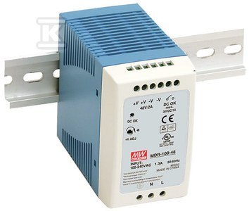 ZASIL.NA SZYNĘ DIN 100W 24V 4A ZASIL.NA SZYNĘ DIN 100W 24V 4A