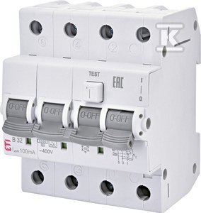 WYŁĄCZNIK KZS-4M 3P+N AC C32/0.03 WYŁĄCZNIK KZS-4M 3P+N AC C32/0.03