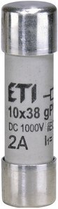WKŁADKA CYLIND.CH10X38 GPV 2A/1000V DC