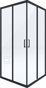 KABINA FUNKIA NERO 90X90 KWADRATOWA KABINA FUNKIA NERO 90X90 KWADRATOWA