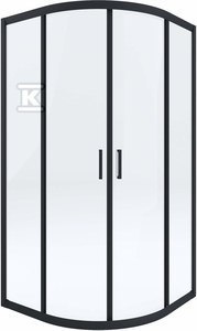 KABINA FUNKIA NERO 90X90 PÓŁOKRĄGŁA KABINA FUNKIA NERO 90X90 PÓŁOKRĄGŁA