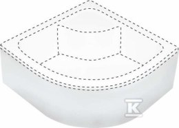 OSŁONA BRODZIKA DEEP, 80 CM