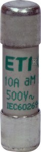 WKŁADKA CH10X38 AM 20A/500V
