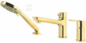 BATERIA WANNOWA 3-OTWOROWA ARNIKA, ZŁOT BATERIA WANNOWA 3-OTWOROWA ARNIKA, ZŁOT