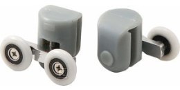 ROLKI GÓR.PODW.SZYB 6MM-FI 25MM BI SZAR