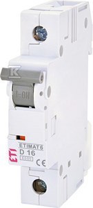 ETIMAT6 1P D16 WYŁ.NMP