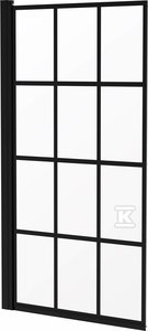 PARAWAN NAWANNOWY 80X140 CM JASMIN, NERO
