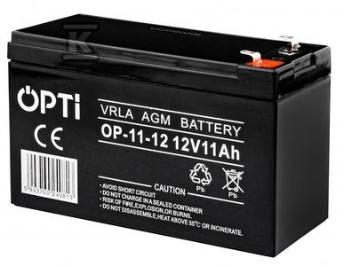 AKUMULATOR AGM OPTI 12V 11 AH AKUMULATOR AGM OPTI 12V 11 AH