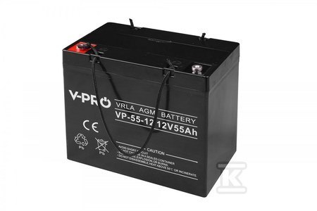 AKUMULATOR AGM VPRO 12V 55 AH AKUMULATOR AGM VPRO 12V 55 AH