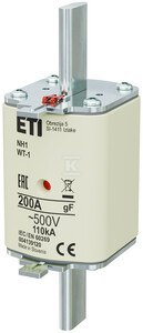 WT-1/GF 200A WKŁADKA BEZPIECZNIKA TOPIK