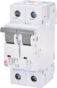 ETIMAT6 2P D50 WYŁ.NMP