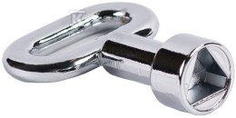 KLUCZ SZAFKI GAZOWEJ,METAL,TRÓJKĄT,9MM
