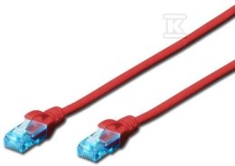 PATCH CORD RJ45/RJ45 U/UTP KAT.5E 0,5M