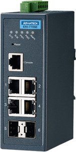 SWITCH 4XFE, 2SFP ZARZĄDZ. TEMP.