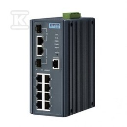 SWITCH 8XG POE+, 2XG/SFP ZARZĄDZ. TEMP.