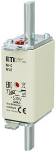 WKŁADKA NH0 GG 160A/500V WKŁADKA NH0 GG 160A/500V