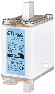 WKŁADKA NH00 GS 100A/800V