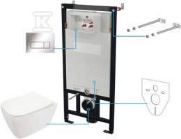 ZESTAW WC PODT.6 W 1 HIACYNT NEW CHR BI