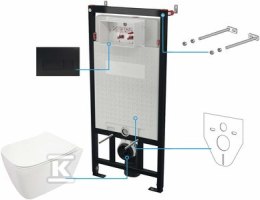 ZESTAW WC PODT.6 W 1 HIACYNT NEW NERO BI