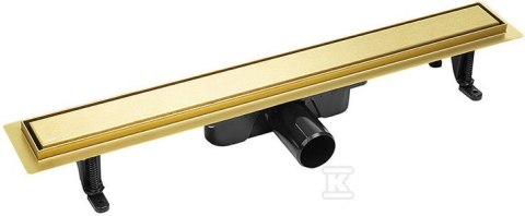 BASSO ODPŁYW LINIOWY 80 CM, ZŁOTY BASSO ODPŁYW LINIOWY 80 CM, ZŁOTY