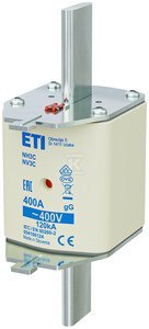 WKŁADKA NH3C GG 400A/400V