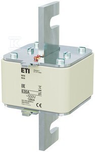 WKŁADKA NH4 GG 630A/500V WKŁADKA NH4 GG 630A/500V